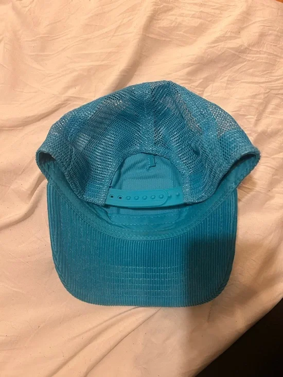 MIGHTY FINE Turquoise Corduroy 'Thank You' Patch Cap - Picture 2 of 3